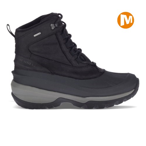 Pánské Zimní Boty Merrell Thermo Slush Mid Shell Waterproof Černé (CZ. MKGJC)